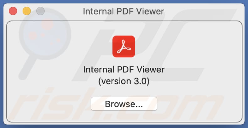 RustBucket malware kwaadaardige Internal PDF Viewer.app