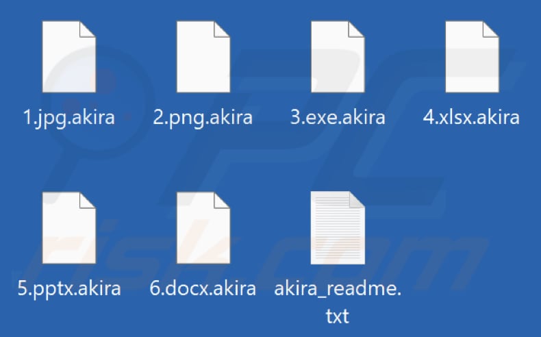 Bestanden versleuteld door Akira ransomware (extensie .akira)