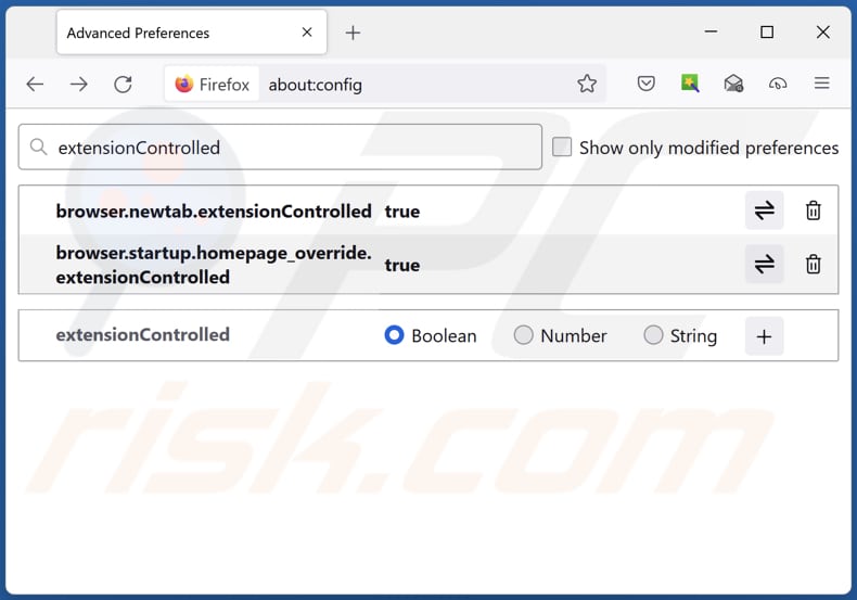 Askaibrowser.com verwijderen uit de standaardzoekmachine van Mozilla Firefox