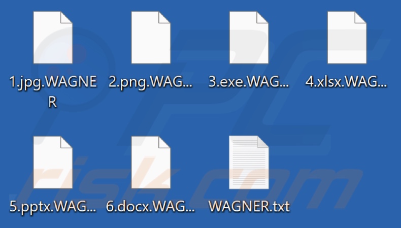 Bestanden versleuteld door WAGNER ransomware (.WAGNER extensie)