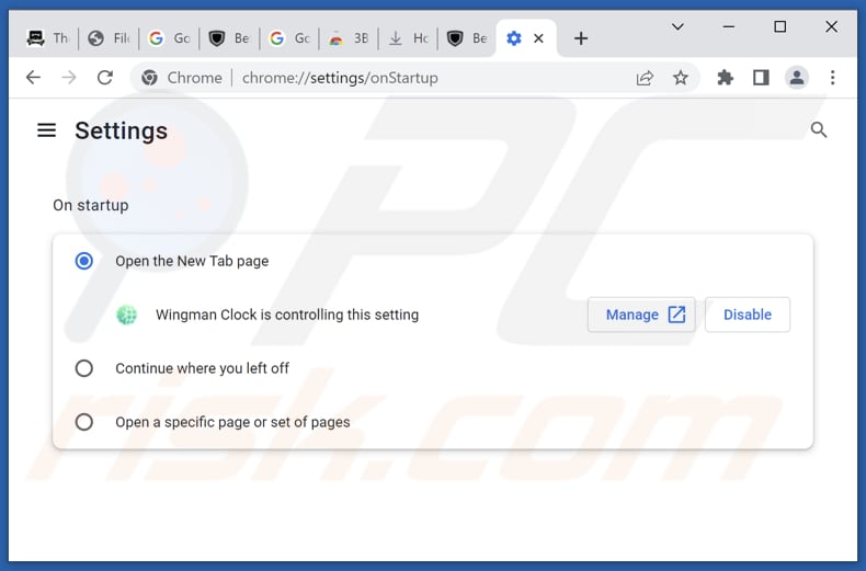 Search.yahoo.com verwijderen uit de startpagina van Google Chrome