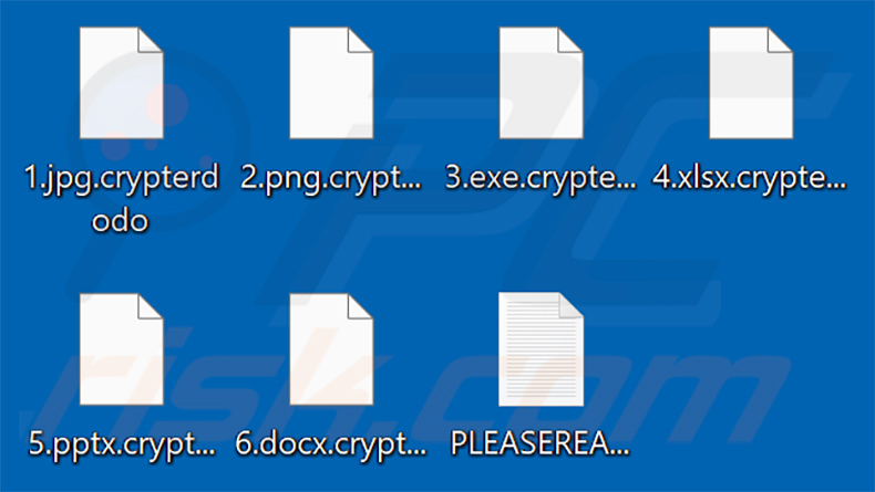 Bestanden versleuteld door bijgewerkte DODO ransomware (.crypterdodo extensie)