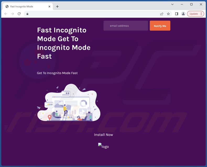 Fast Incognito Mode officiële pagina