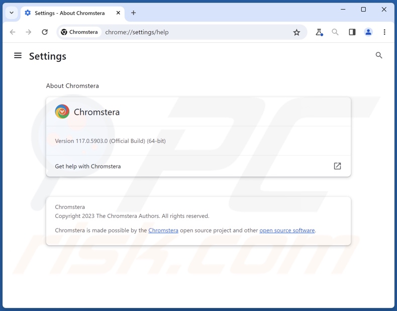 Chromstera browserdetails