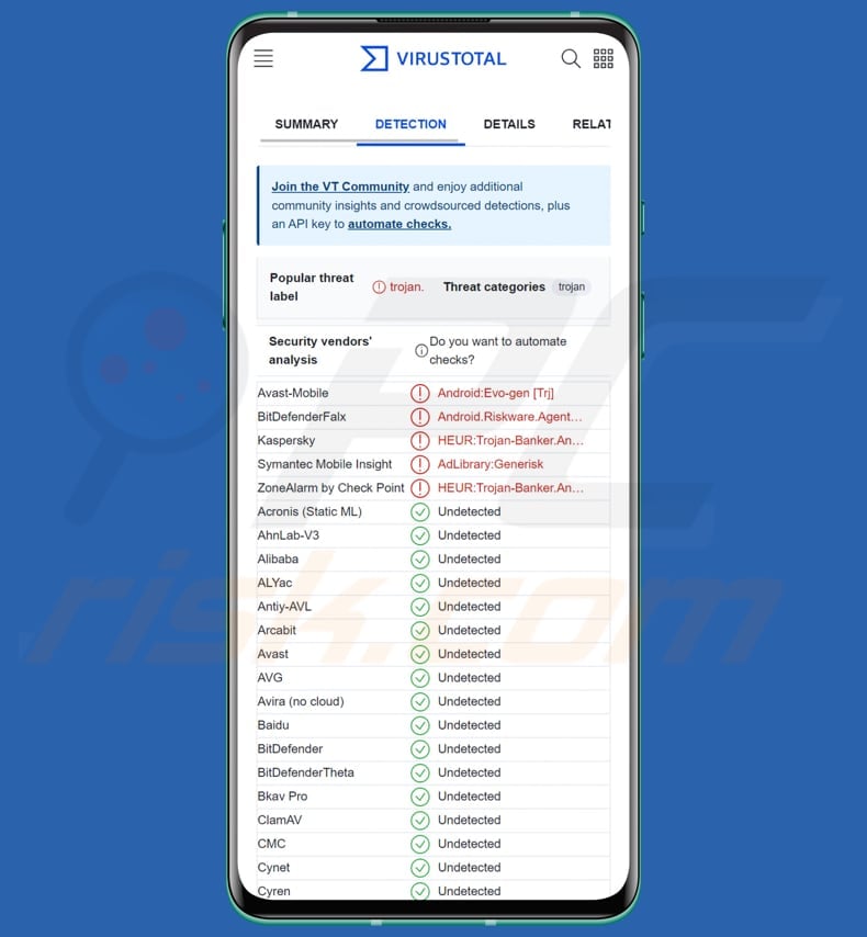 MMRat Android malware