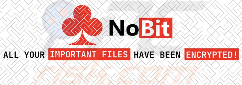 NoBit ransomware bureaubladachtergrond