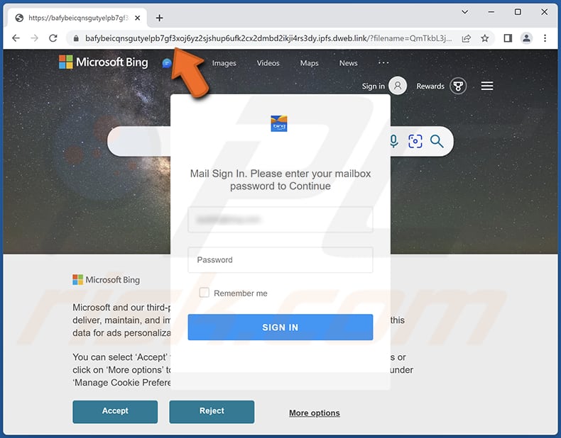 OVHCloud Suspension scam campaigne de phishing website