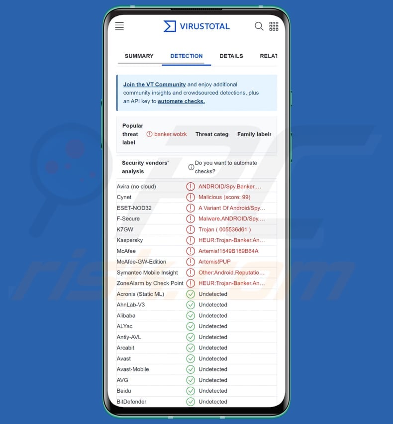 Remo android malware