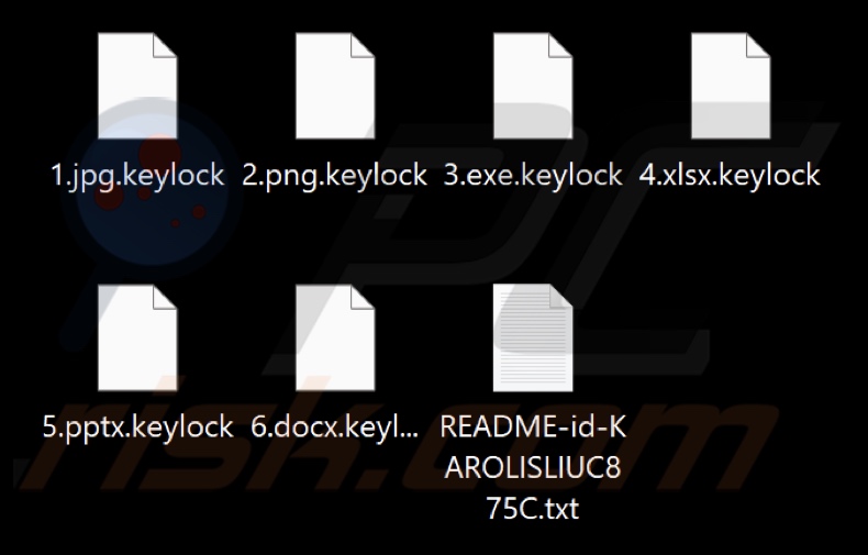 Bestanden versleuteld door de Keylock-ransomware (.keylock-extensie)