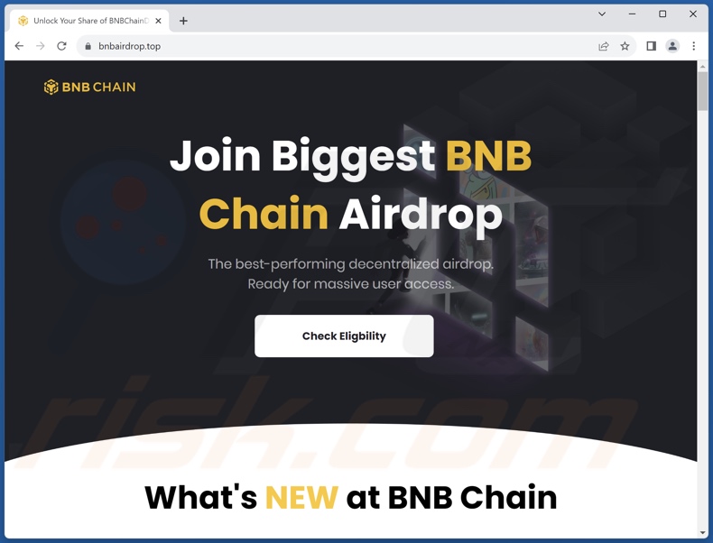 BNB Chain Airdrop scam