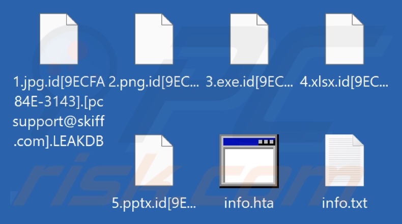 Bestanden versleuteld door LEAKDB-ransomware (.LEAKDB-extensie)