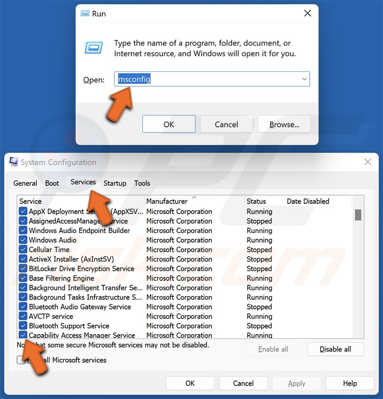 ook.gg redirect verwijderen uit systeemprocessen