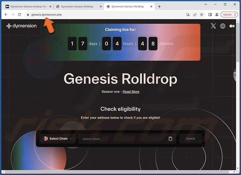 Dymension Genesis een andere variant bedriegen