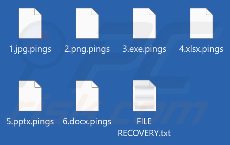 Bestanden versleuteld door de Pings-ransomware (.pings-extensie)