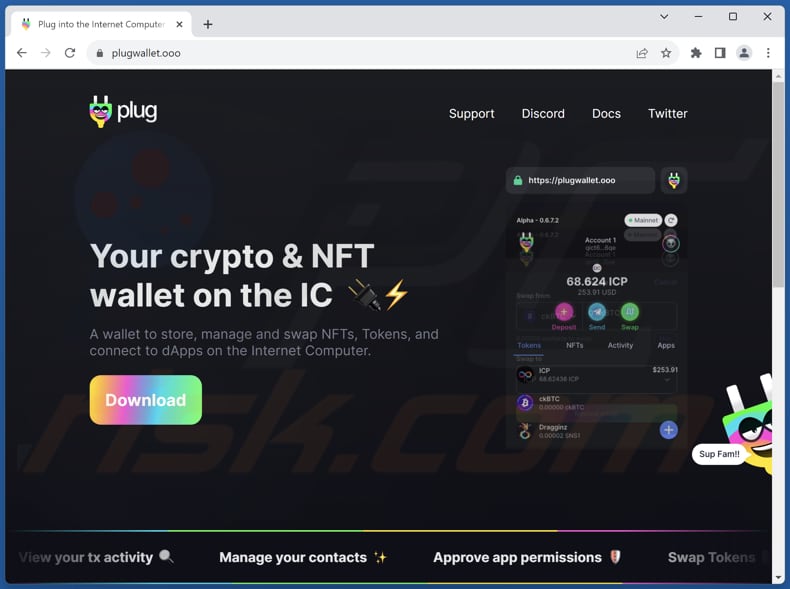 Plug wallet scam legitieme website (plugwallet.ooo)