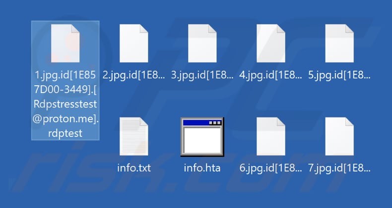 Bestanden versleuteld door de Rdptest-ransomware (.rdptest-extensie)