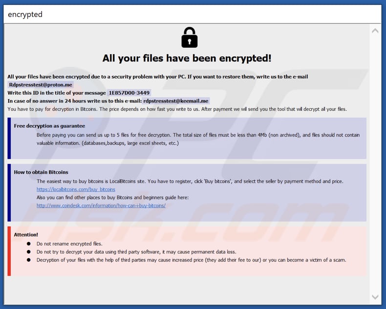 Rdptest ransomware losgeld brief pop-up (info.hta)