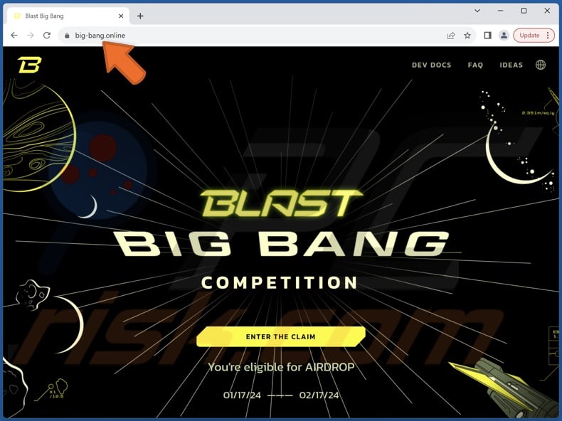 Blast Airdrop oplichterij