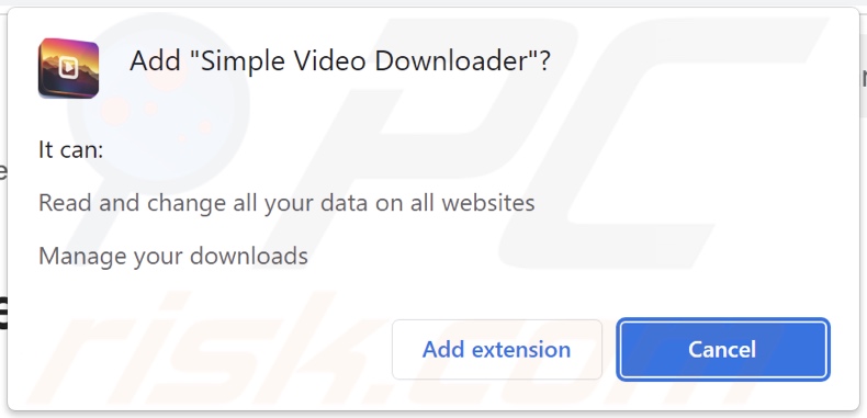 Simple Video Downloader vragen om verschillende toestemmingen