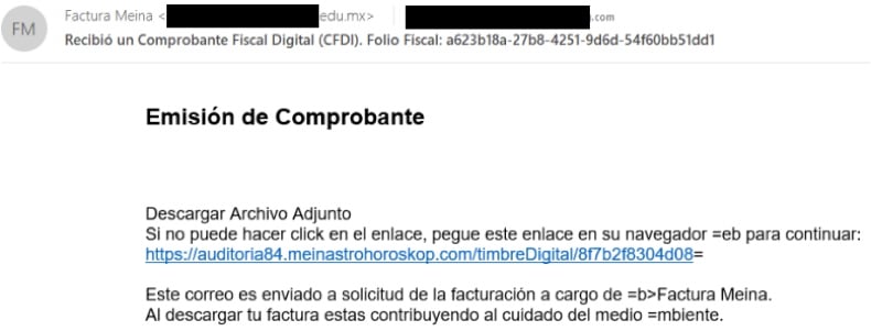 TimbreStealer malware woekerende oplichtingsmail