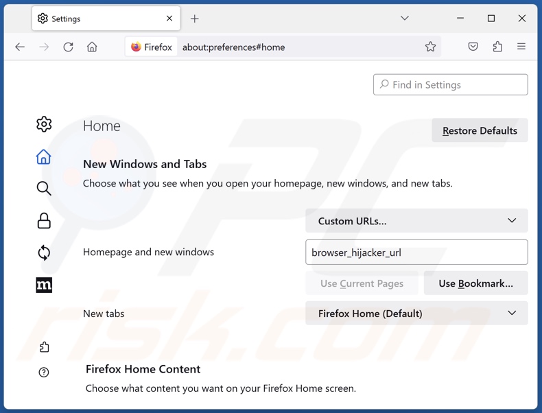 De startpagina van Mozilla Firefox wijzigen