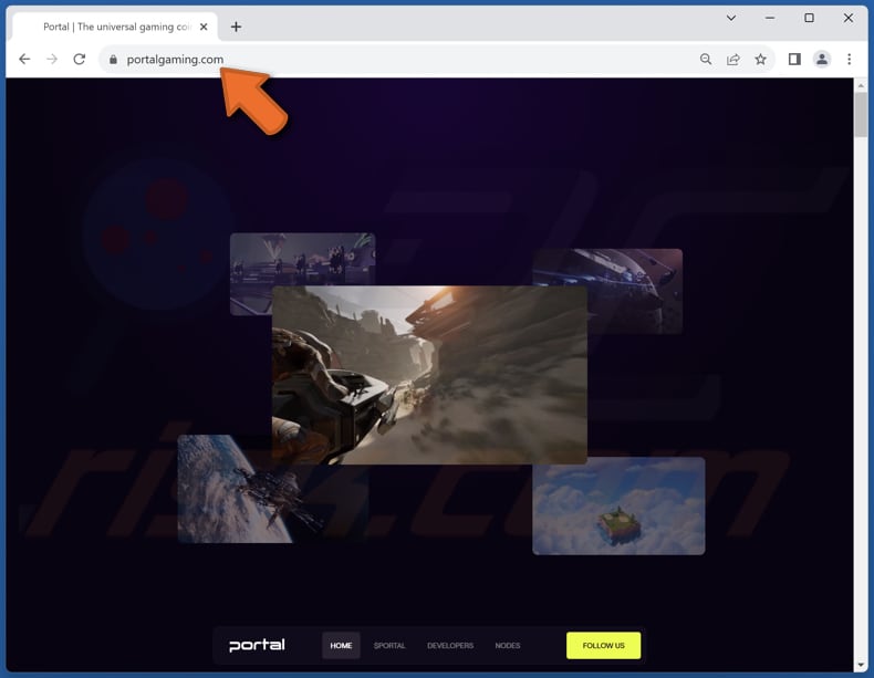 Controleer $PORTAL Eligibility scam echte website (portalgaming.com)