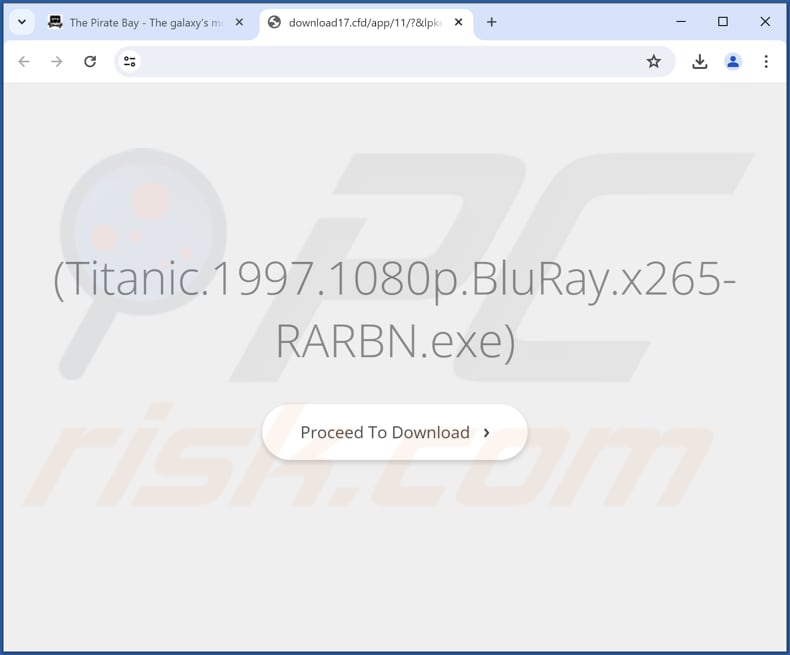Website gebruikt om FindQuest browser hijacker te promoten