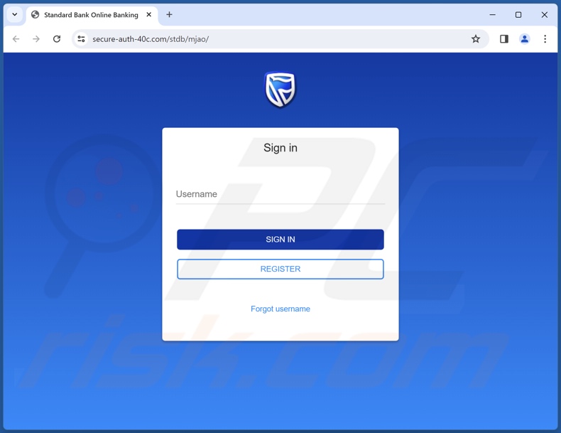 Standard Bank IT3(b) Policy bedrieglijke e-mail gepromote phishingsite
