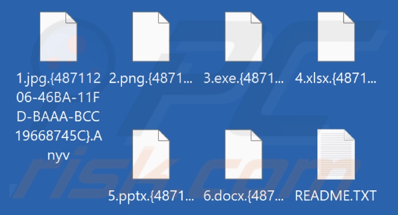 Bestanden versleuteld door Anyv ransomware (.Anyv extensie)