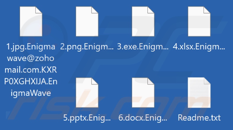 Bestanden versleuteld door EnigmaWave ransomware (.EnigmaWave extensie)
