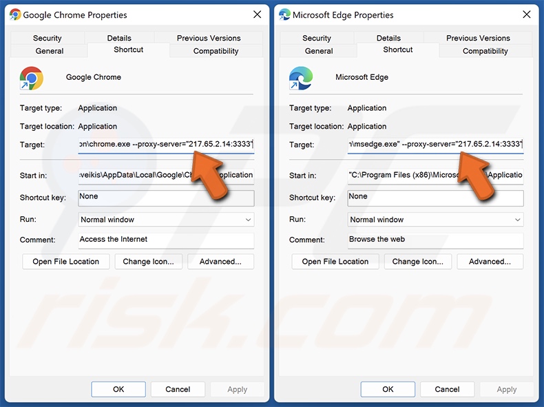 Chrome/Edge-sneltoets gewijzigd door valse Google Sheets-extensie