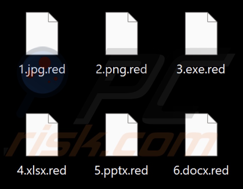 Bestanden versleuteld door GhosHacker ransomware (.red extensie)