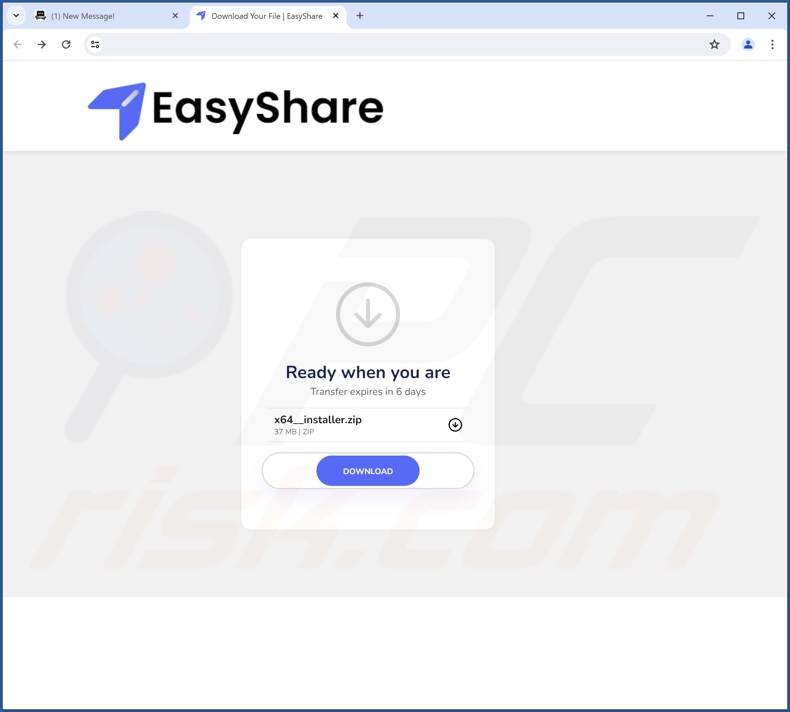 Website gebruikt om TruoApp PUA te promoten