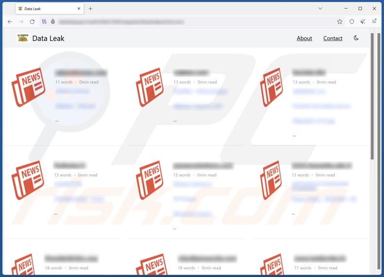 El Dorado ransomware site voor het lekken van gegevens
