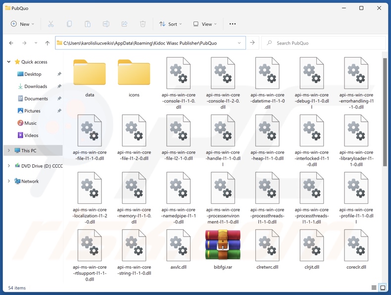 PubQuo ongewenste toepassing installatiemap