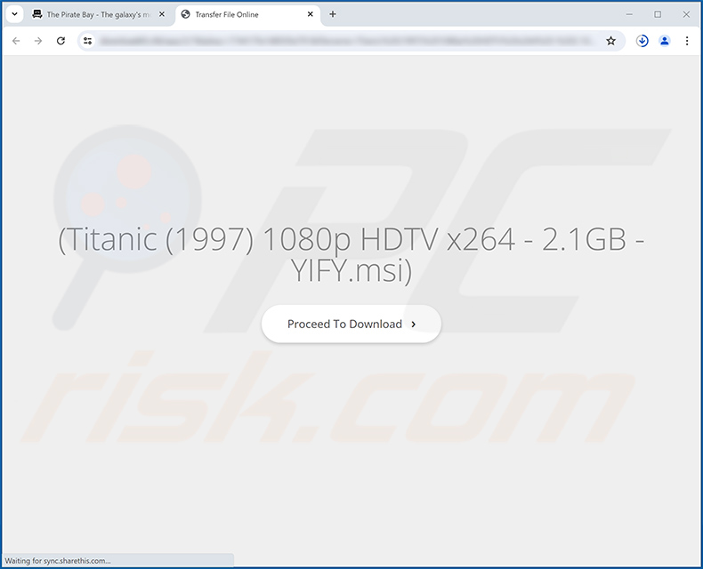 Website die SeekFast-browserkaper verspreidt
