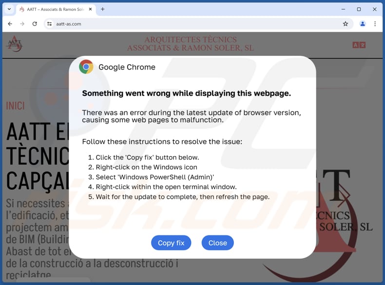 Something Went Wrong While Displaying This Webpage oplichterij