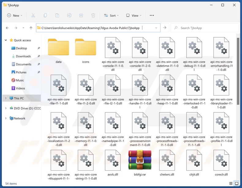 TjboApp ongewenste applicatie installatiemap