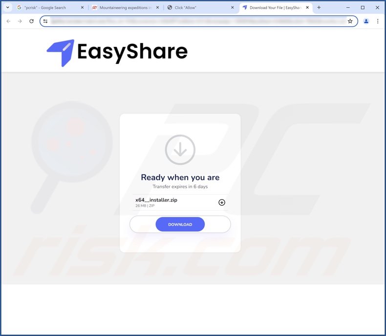 Misleidende website gebruikt om TjboApp PUA te promoten