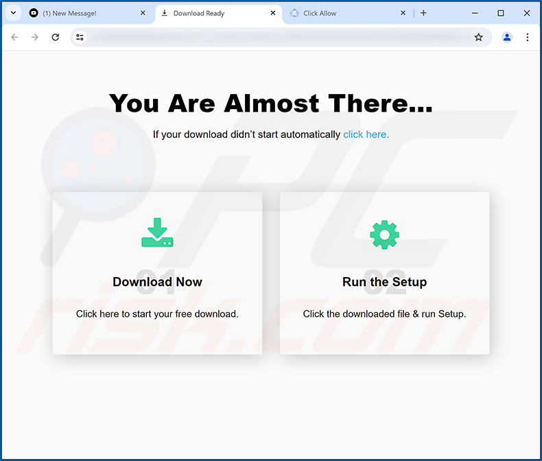 Misleidende website gebruikt om World Wide Web ongewenste toepassing te promoten