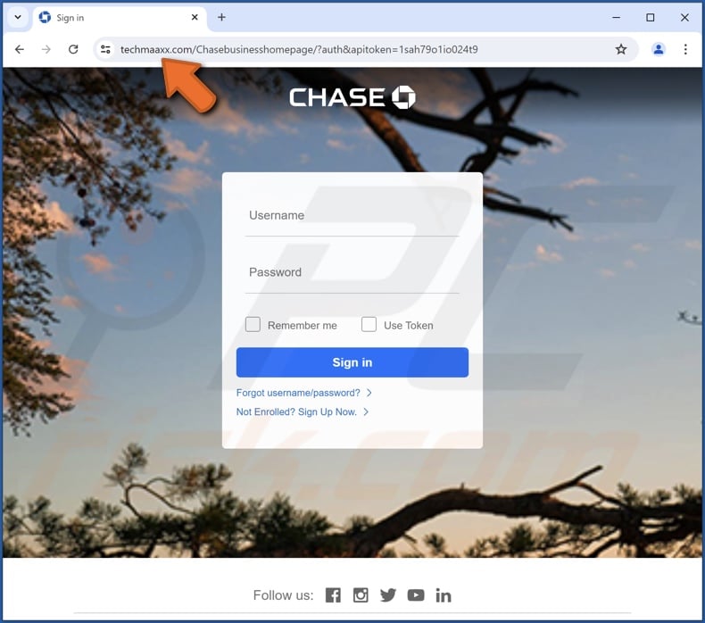 Chase - Account Verification bedrieglijke e-mail gepromote phishingsite