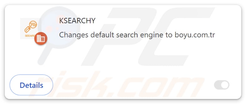 KSEARCHY browser kaper
