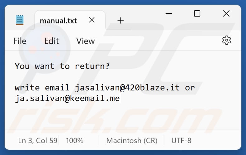 Ior ransomware txt-bestand (manual.txt)