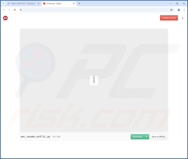 Misleidende website gebruikt om RairApp PUA te promoten