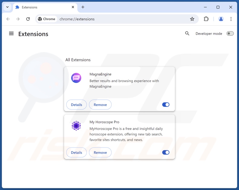 Verwijderen van searchesinstyle.com gerelateerde Google Chrome-extensies