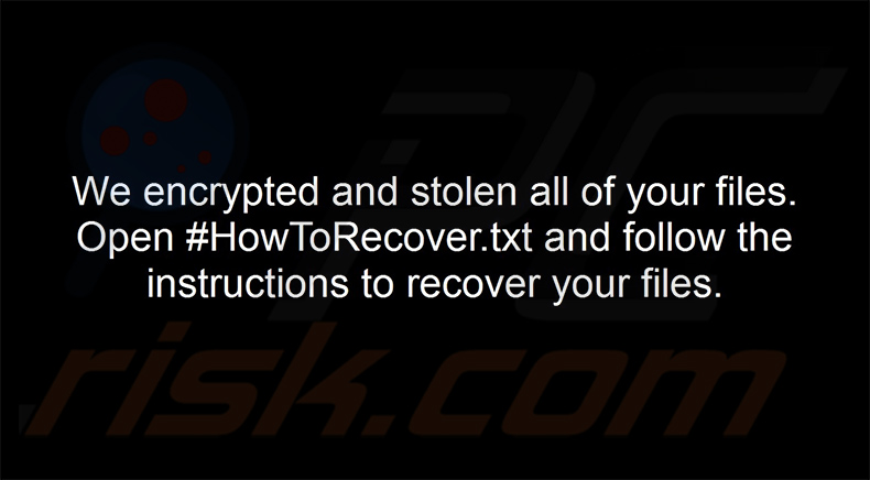 Griffin ransomware bureaubladachtergrond