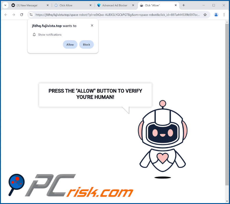 fujivista[.]top website optreden (GIF)