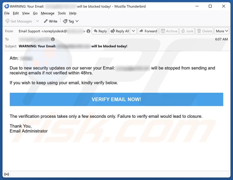 New Security Updates On Email Servers spam e-mailcampagne