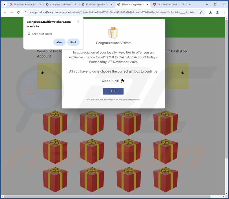 trafficwatchers[.]com pop-up omleidingen