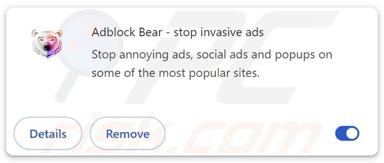 Adblock Bear - stop invasive ads rechten